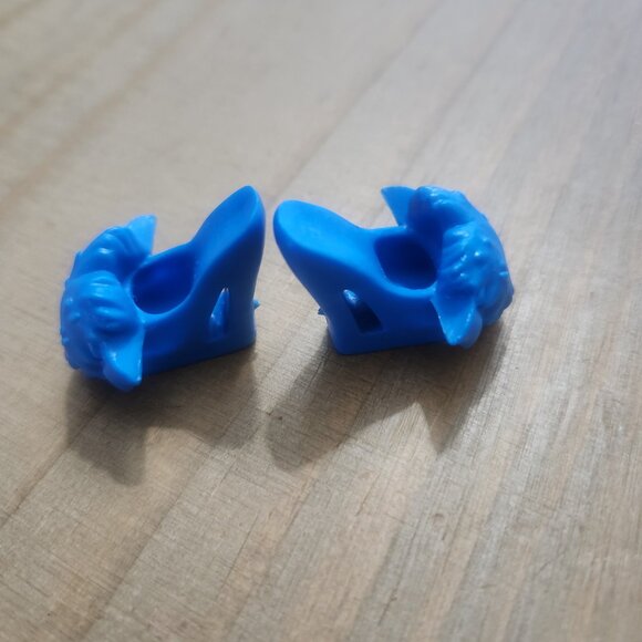 Monster High Frankie Stein Dead Tired Slippers Replacement Blue Shoes - Picture 6 of 6